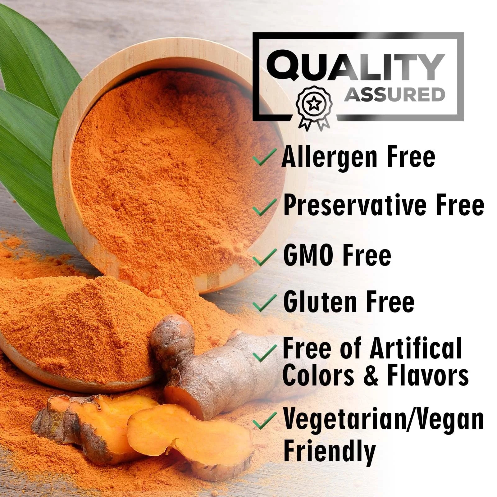 Turmeric Supplement Curcumin 2600Mg - with Organic Ginger & Turmeric, Bioperine Black Pepper Extract 95% Curcuminoids - Advanced Absorption Antioxidant & Joint Support - Vegan - 120 Capsules