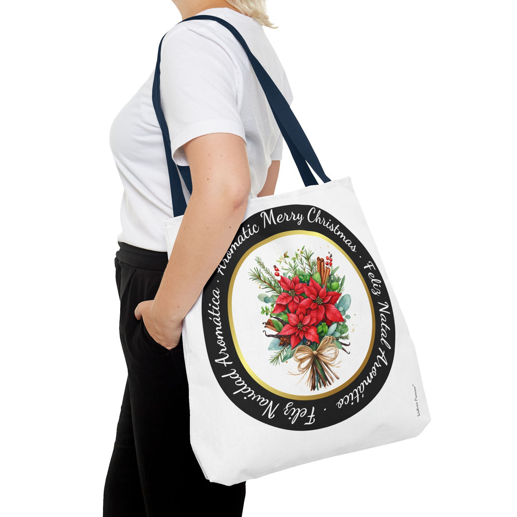 Christmas Herbal Tote Bag in 3 Languages
