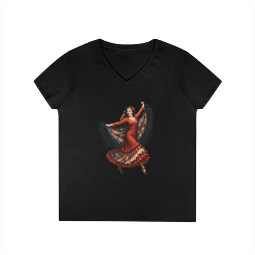 "52 Historias" Bailarina de Flamenco con Manto/Quilt T-Shirt