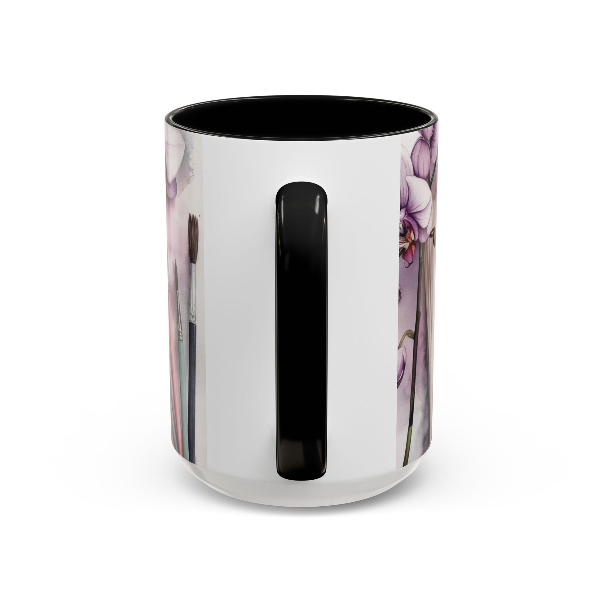 Write the Vision Coffee Mug —Faith & Orchid Journaler Lovers Gift (11/15oz)