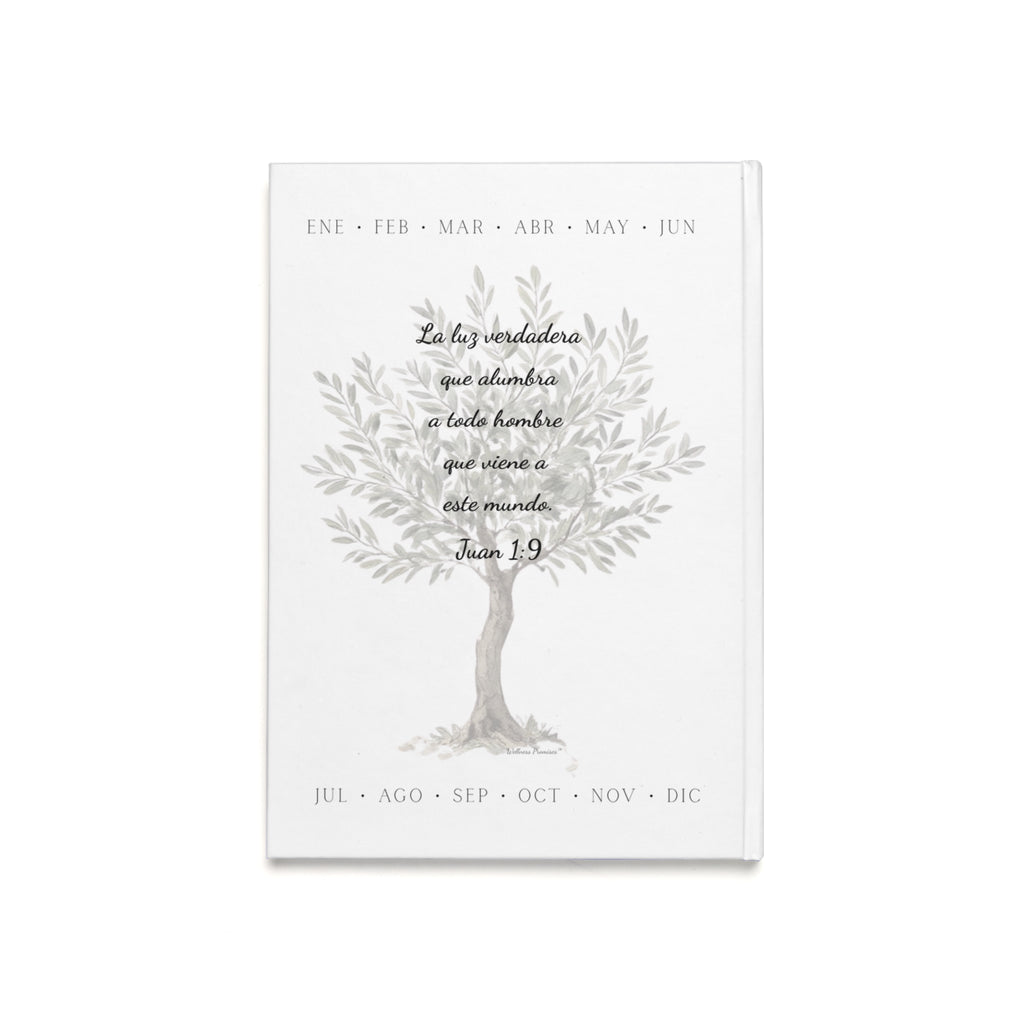 Spanish Hardcover Journal - Nativity Scene Year Round Celebration "Las Buenas Noticias se Celebran todo el Año"