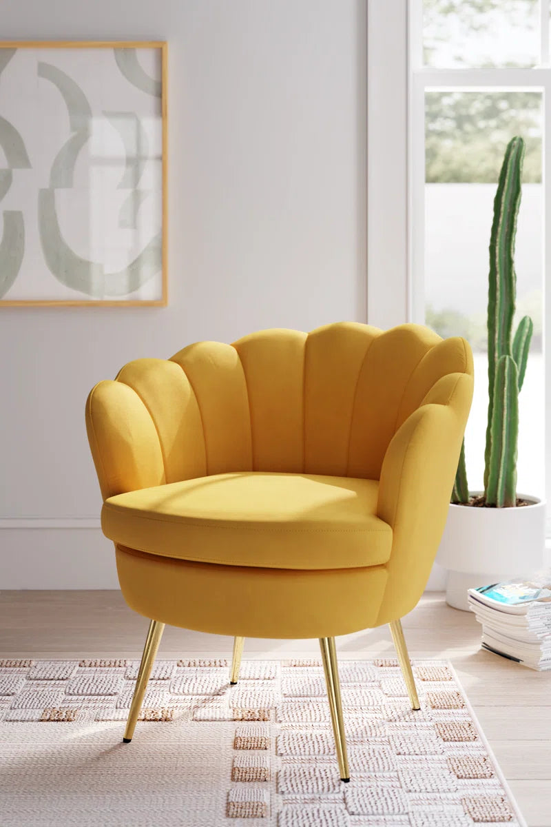 Hendrix Velvet Accent Chair