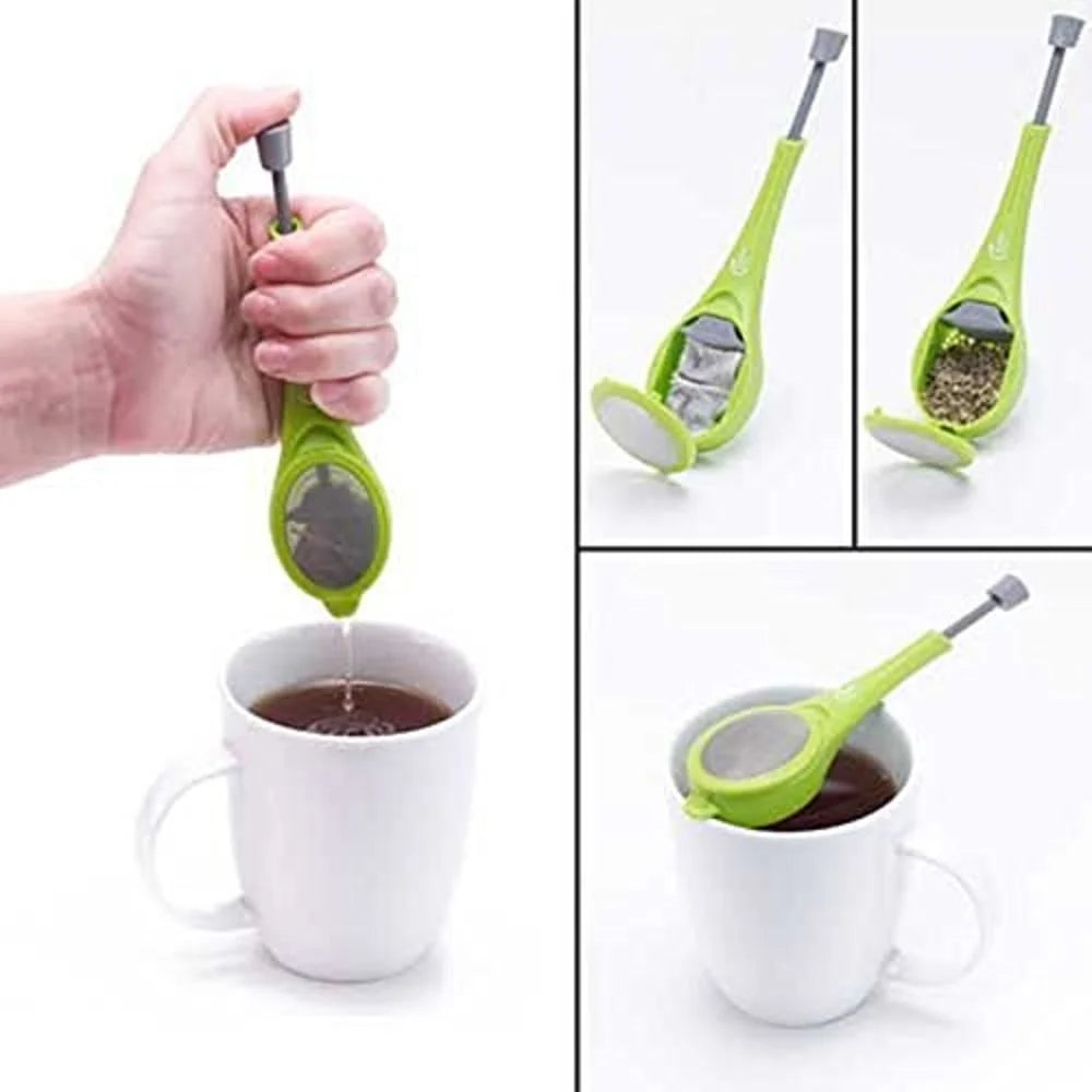 1-Pack Silicone Tea Infuser Strainer for Loose Leaf Tea and Herbs – Best Loose Tea Steeper & Herbal Spice Infuser Tool