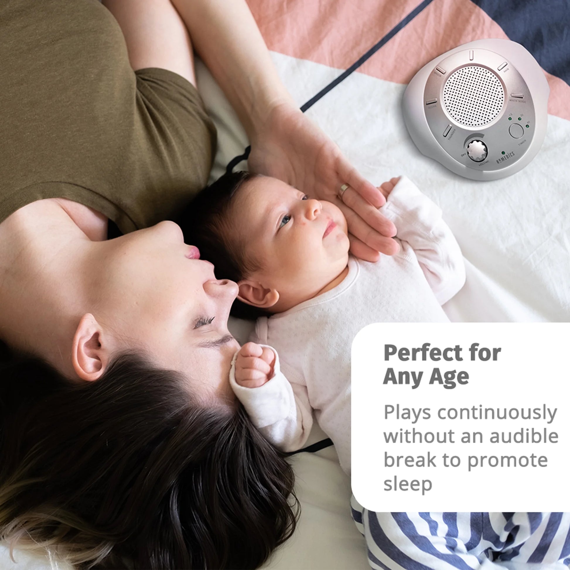 Sound Spa and White Noise Machine, 6 Relaxing Nature Sounds, Sound Therapy for Home, Office, Nursery