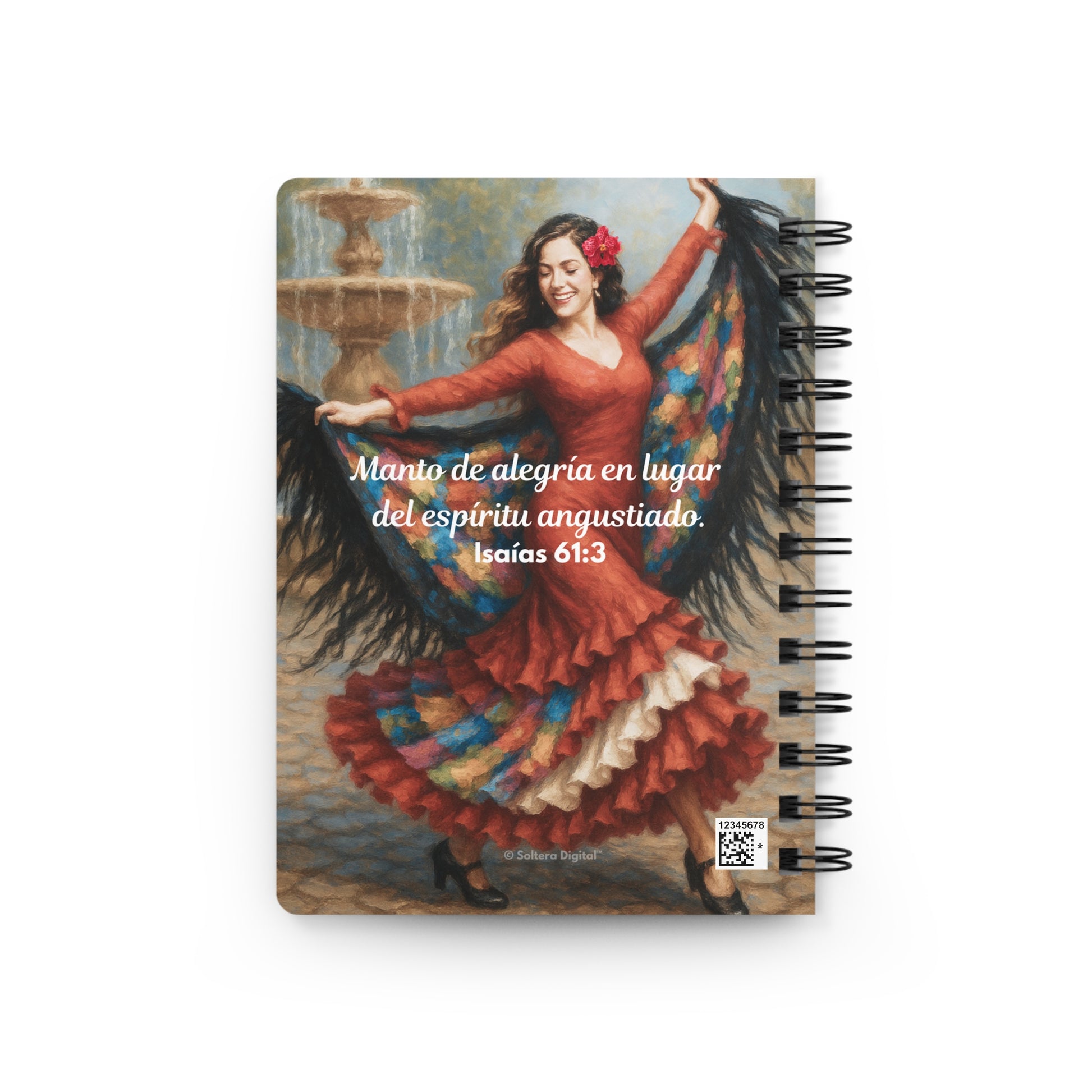 Spiral Journal Blank Lined Paper — 52 Historias para Inspirar Solteras Resilientes