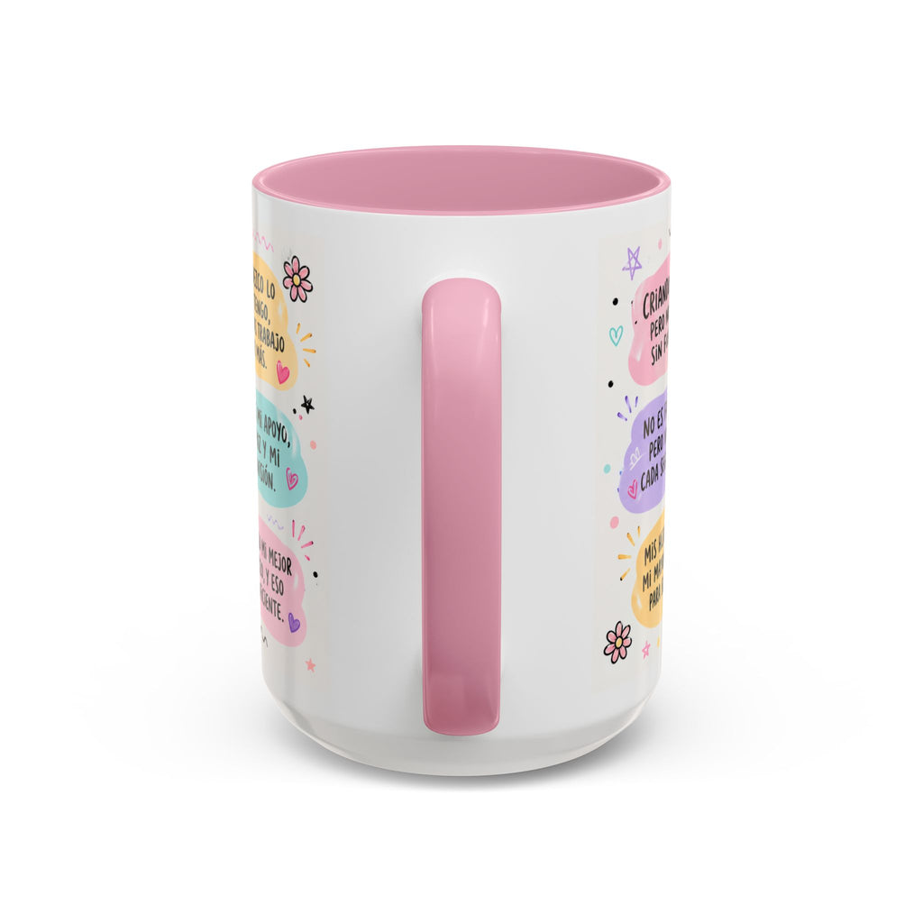 Colorful Mug — “Mamá Soltera: Afirmaciones Diarias” Inspirational Spanish Coffee Mug (11oz/15oz)