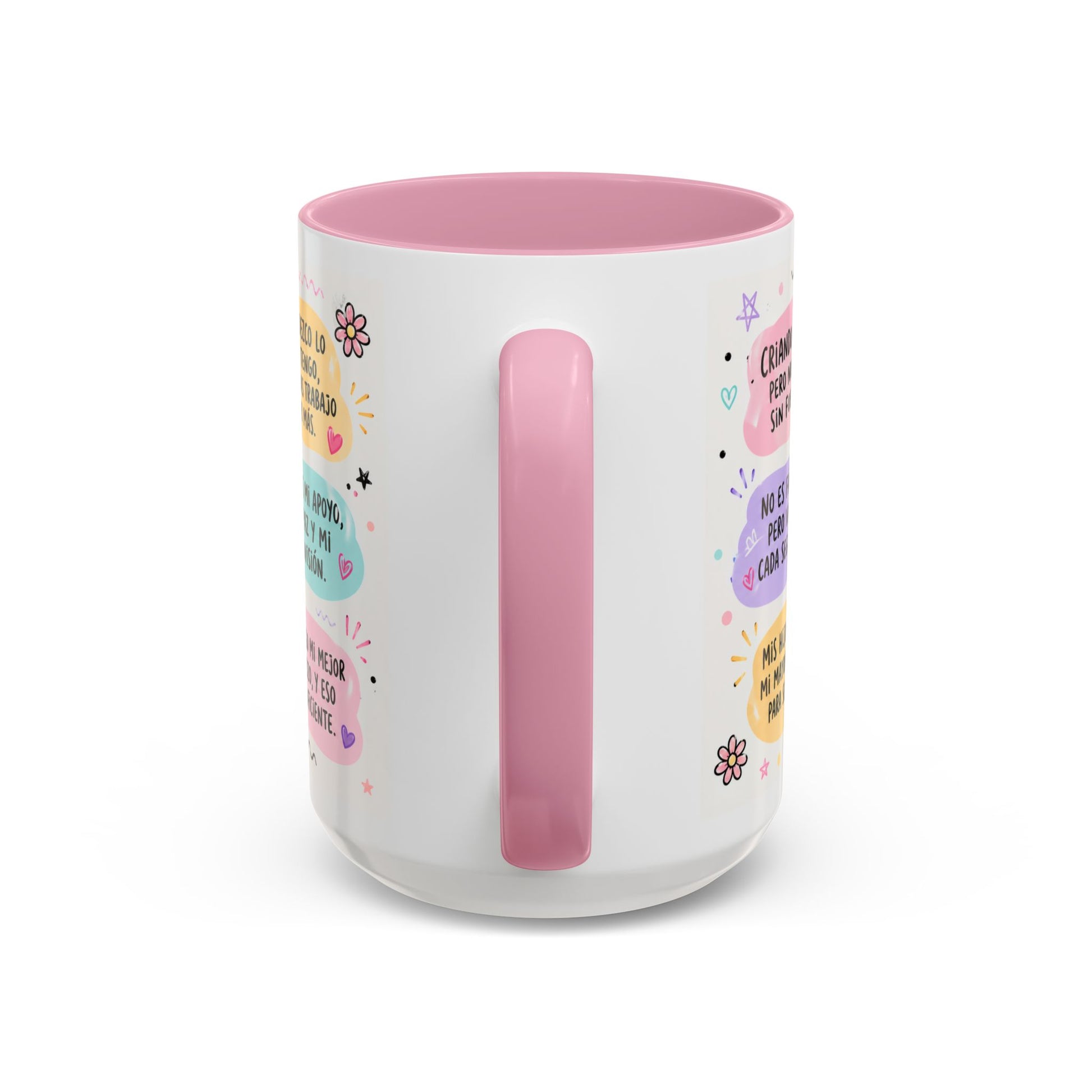 Colorful Mug — “Mamá Soltera: Afirmaciones Diarias” Inspirational Spanish Coffee Mug (11oz/15oz)
