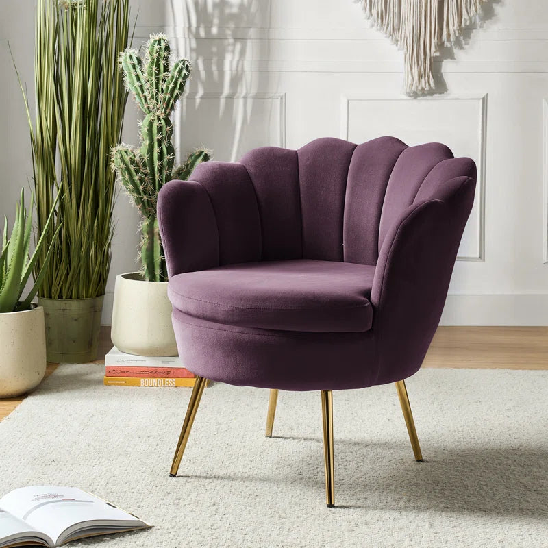 Hendrix Velvet Accent Chair