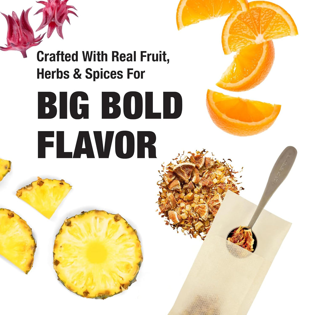 - Top 8 Favorites Sampler Set, Loose Leaf, up to 80 Cups, High to No Caffeine, Hot & Iced, Tea Variety Pack with Green, Herbal, Black & Chai Brew, 8 Sample Pouches