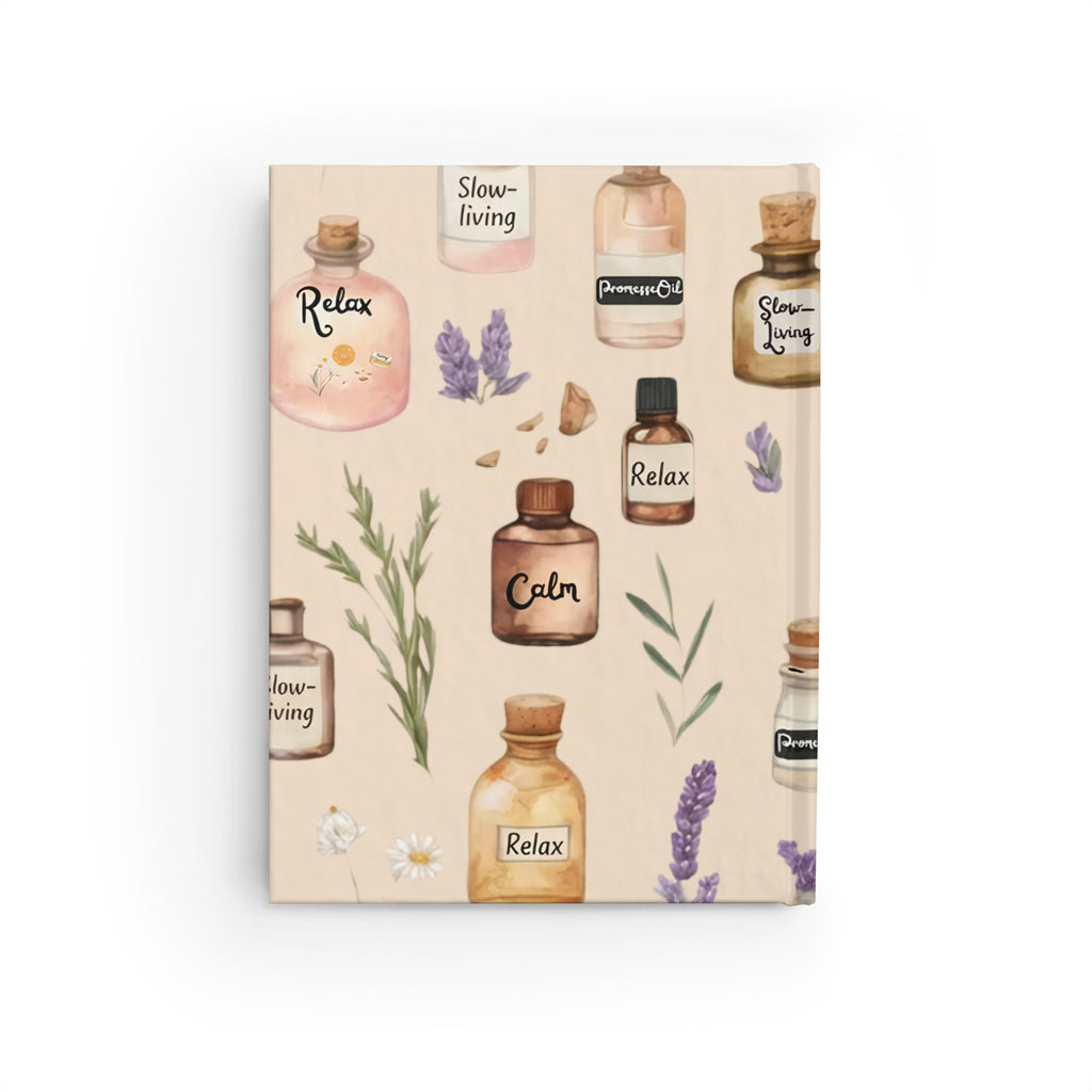 Calm Aromatherapy Journal — Relax & Slow Living Blank Notebook