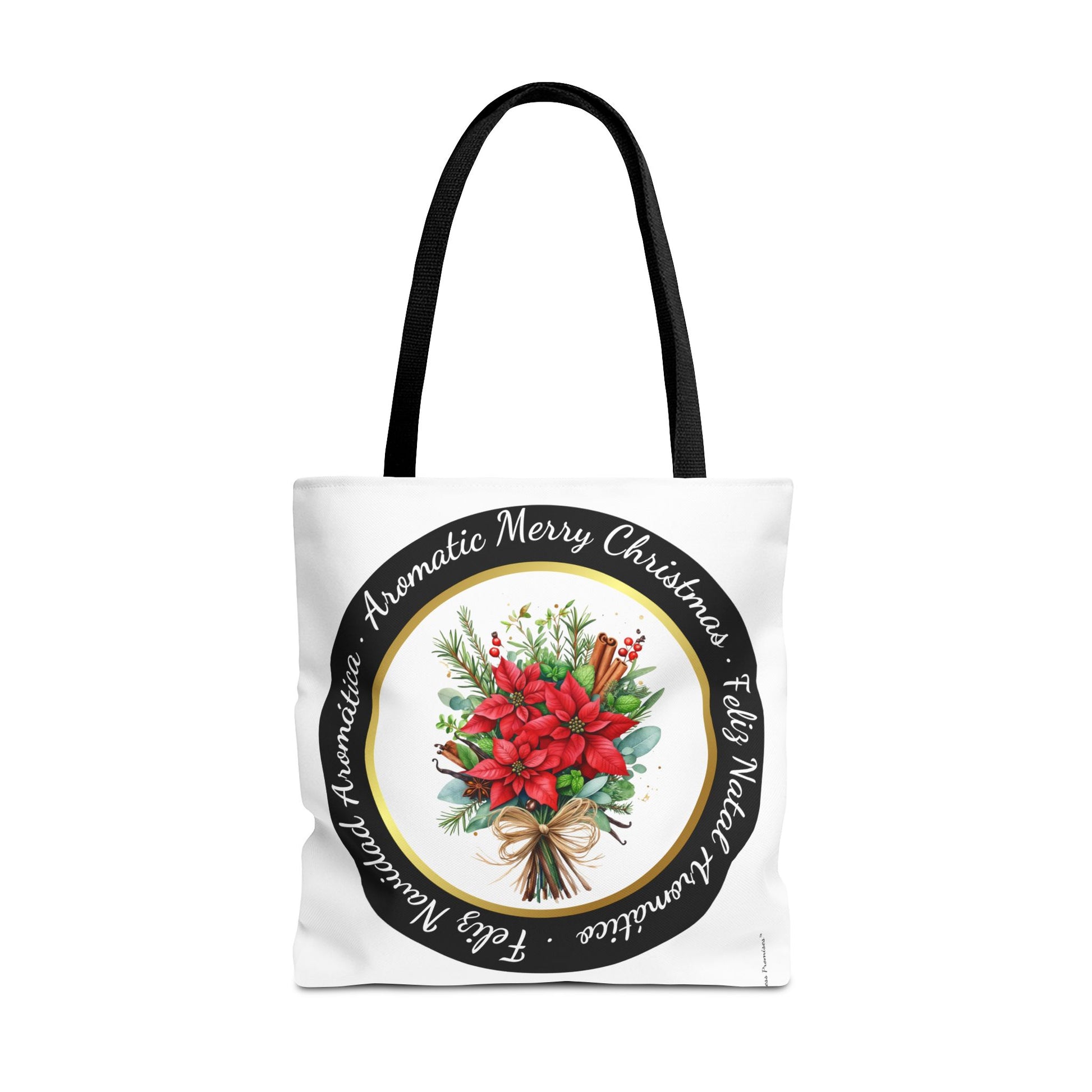 Christmas Herbal Tote Bag in 3 Languages
