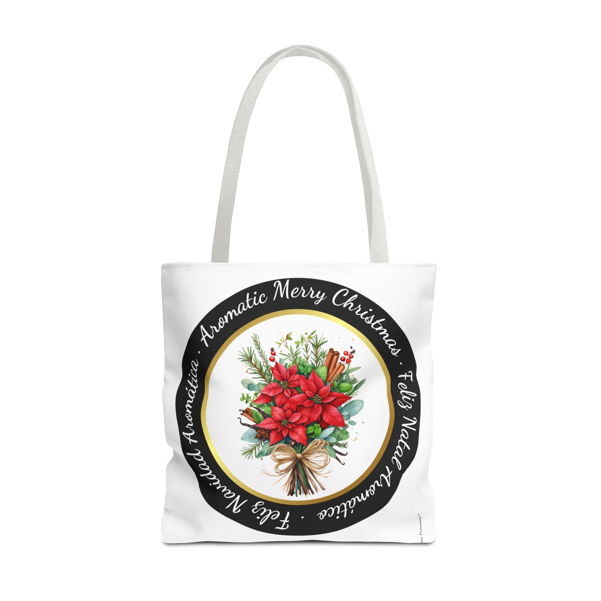Christmas Herbal Tote Bag in 3 Languages