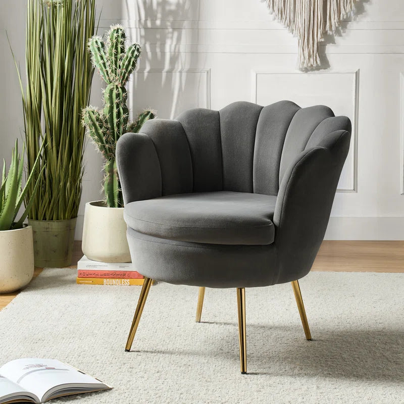 Hendrix Velvet Accent Chair