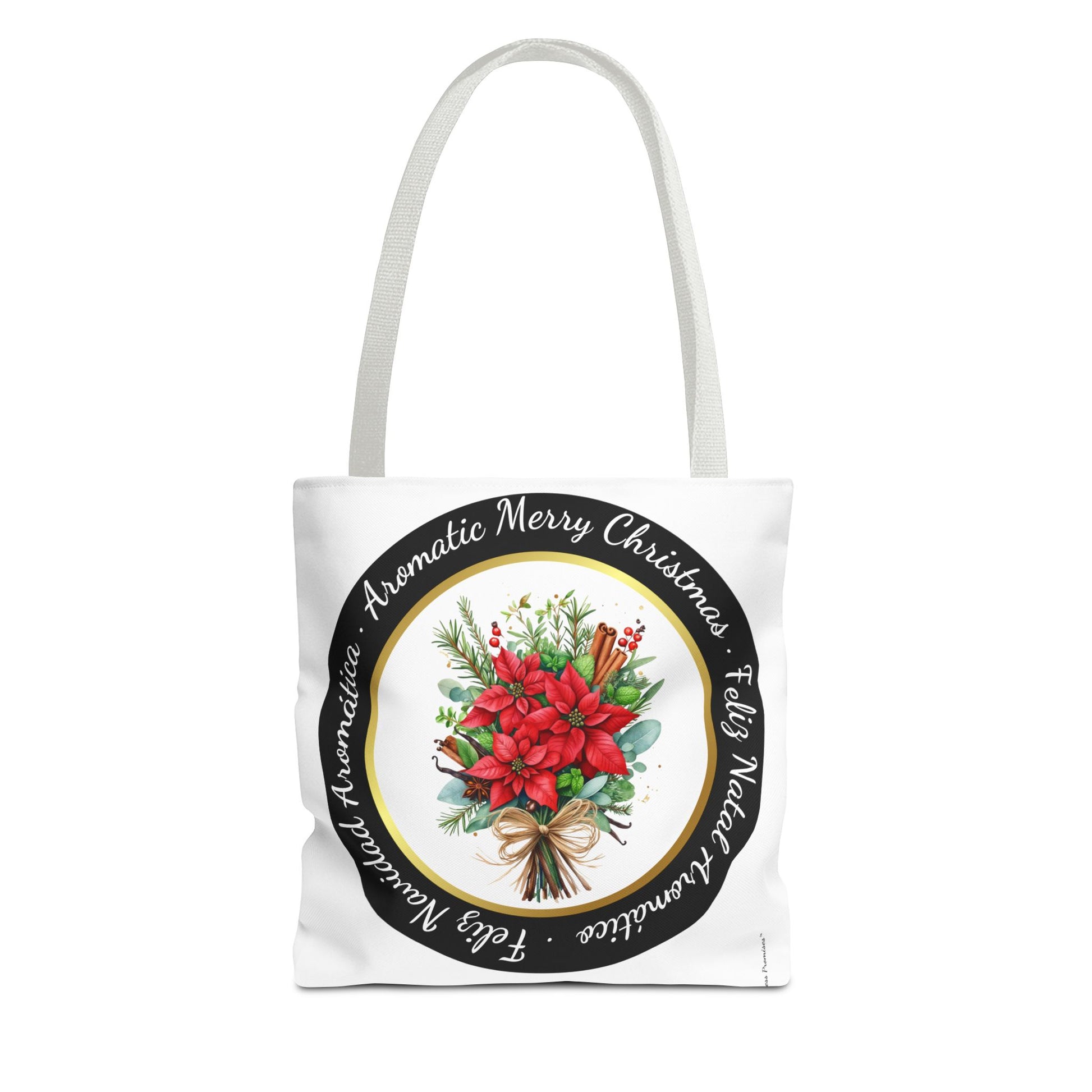Christmas Herbal Tote Bag in 3 Languages