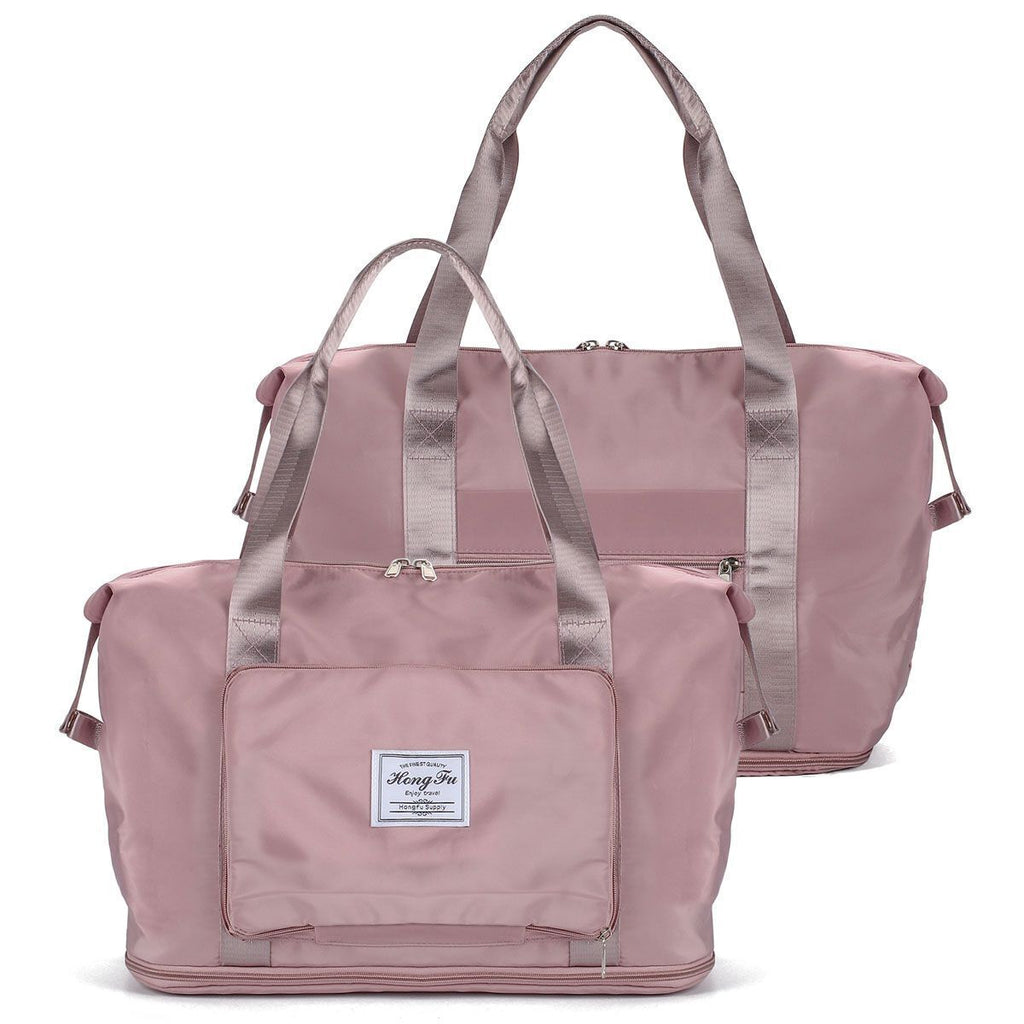 Spacious & Stylish Waterproof Travel Duffel Bag for Women - Collapsible & Expandable!