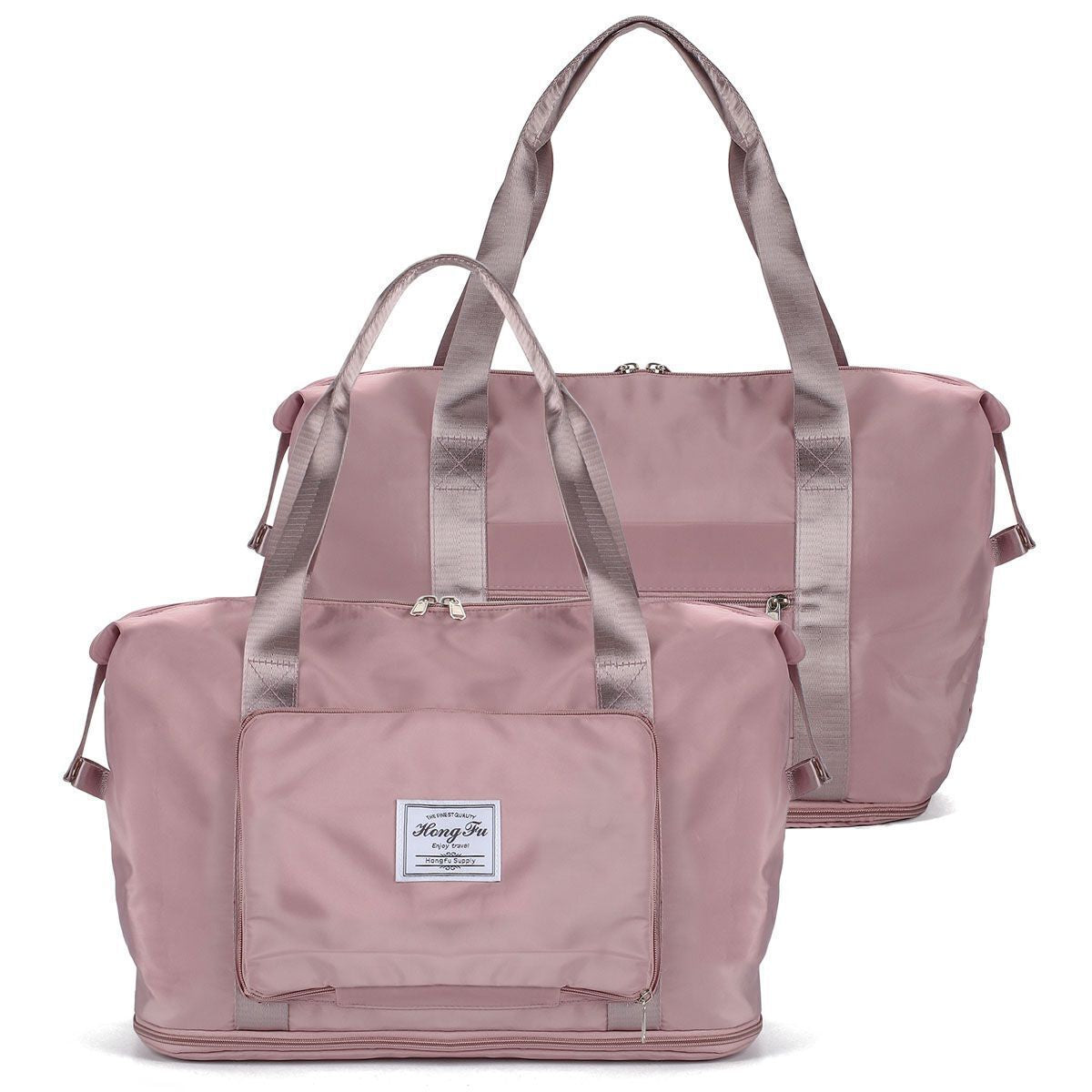 Spacious & Stylish Waterproof Travel Duffel Bag for Women - Collapsible & Expandable!