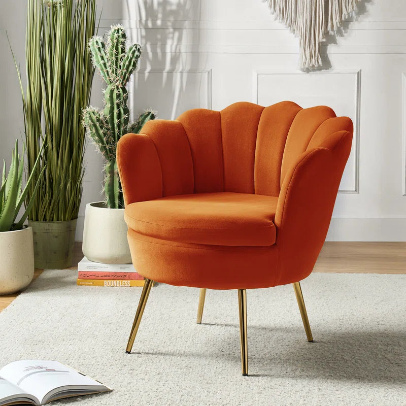 Hendrix Velvet Accent Chair
