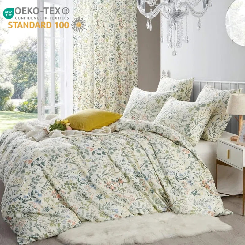 Varennes French Country Twill Floral Duvet Cover Set