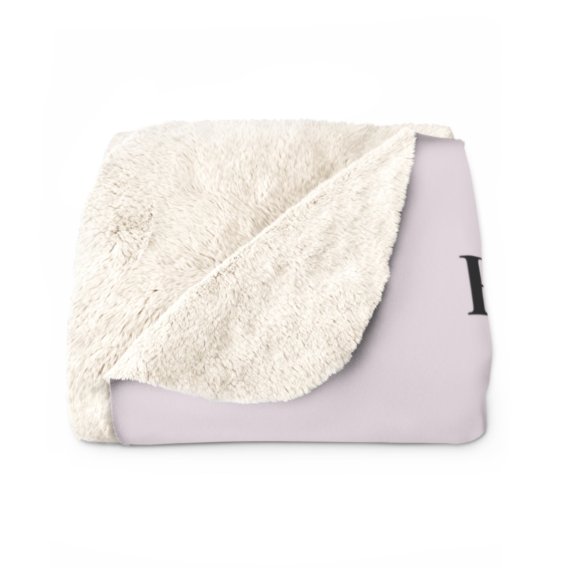 Sherpa Blanket - "Rinconcito Calma" Cozy Spanish Bible Self-Care Throw with Reading Girl Design