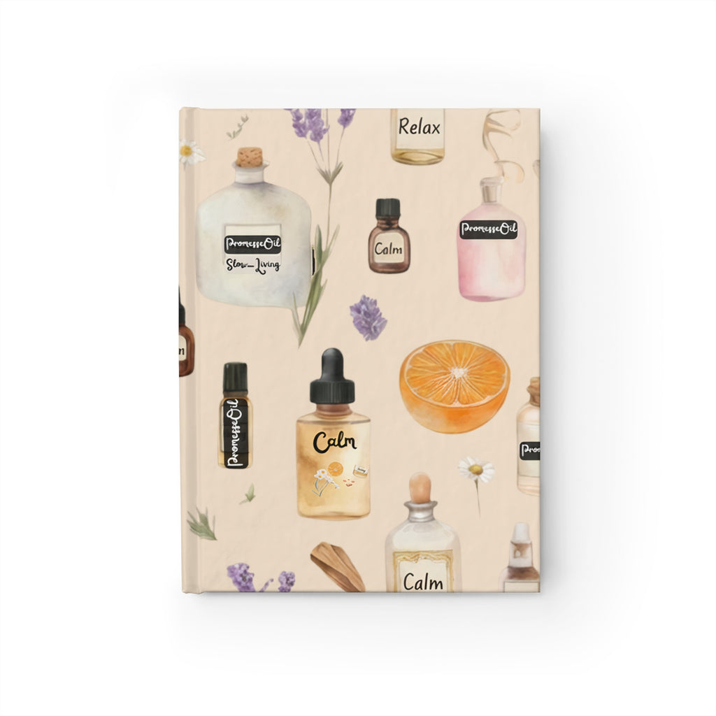 Calm Aromatherapy Journal — Relax & Slow Living Blank Notebook