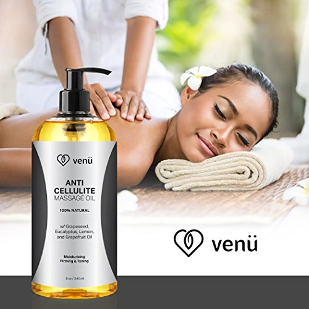 Massage Oil 100% All Natural Deep, Tightens, and Tones Skin Moisturizes