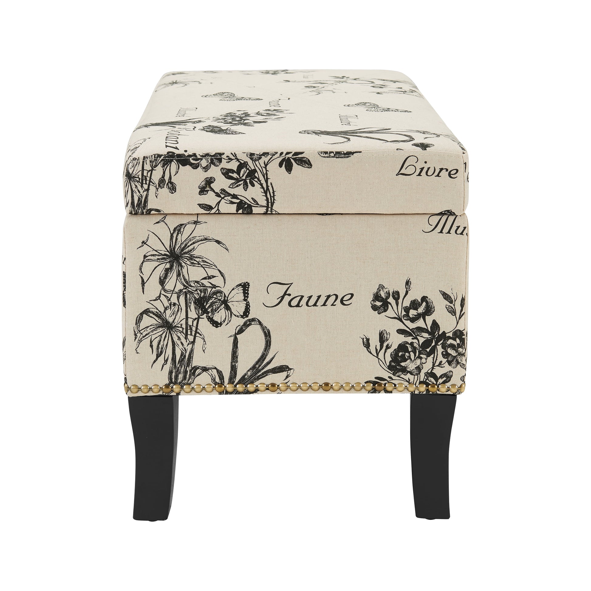 Stephanie Ottoman Botanical Linen