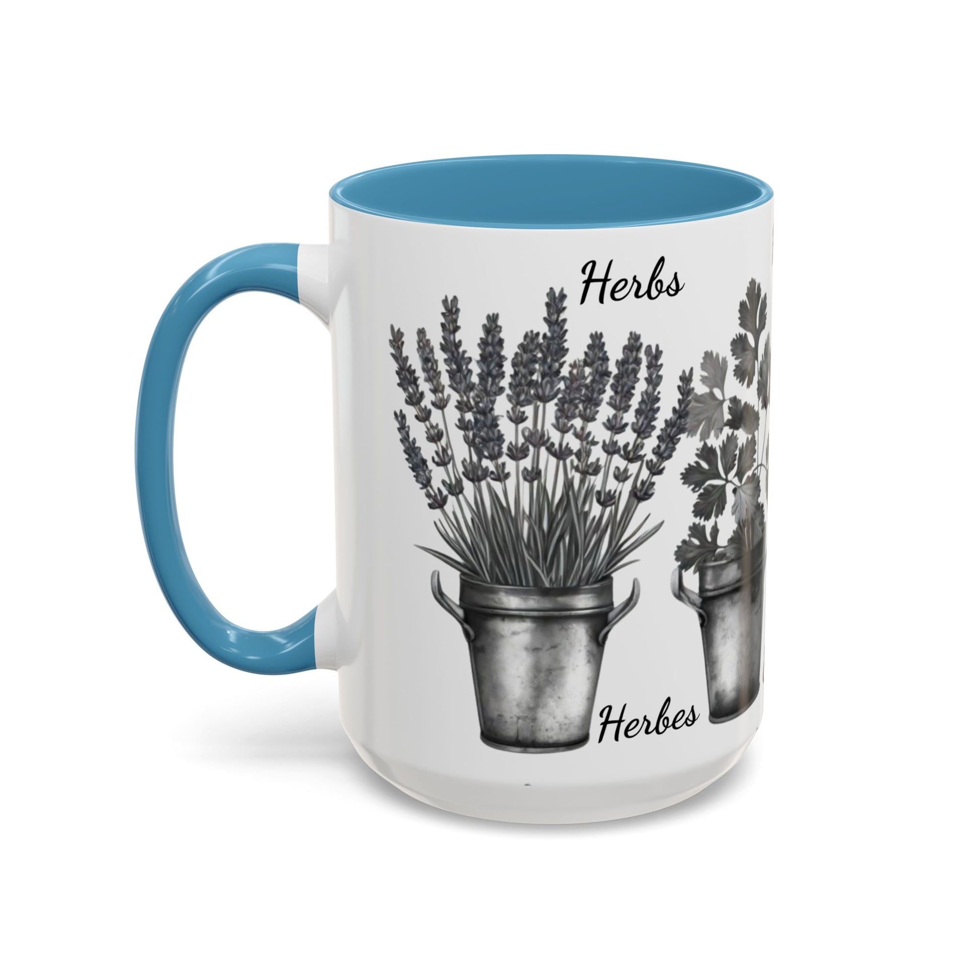 Herb Garden Accent Coffee Mug (Black & White Design) - Green Handle, Botanical Print, Perfect Gift for Plant Lovers, Housewarming, Kitchen Decor, Mother's [...]