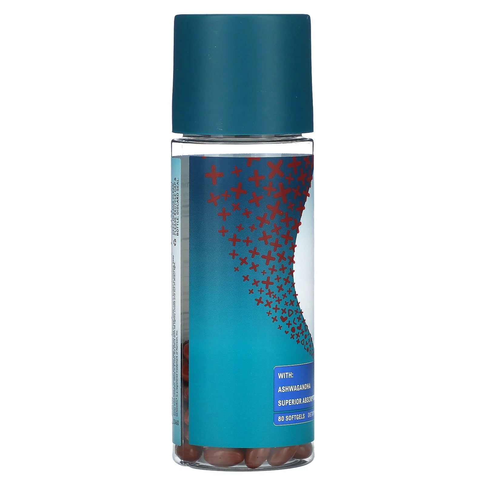 Pure Antarctic Krill Oil, Stress & Body Omega-3 with Ashwagandha, 80 Softgels