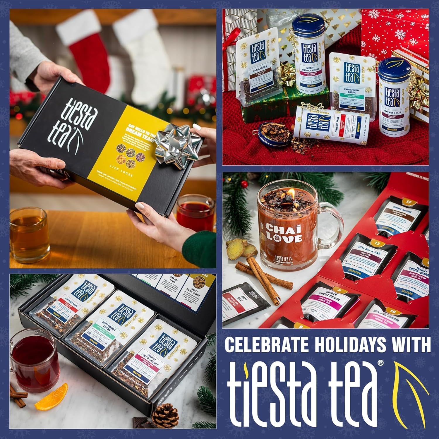 - Top 8 Favorites Sampler Set, Loose Leaf, up to 80 Cups, High to No Caffeine, Hot & Iced, Tea Variety Pack with Green, Herbal, Black & Chai Brew, 8 Sample Pouches