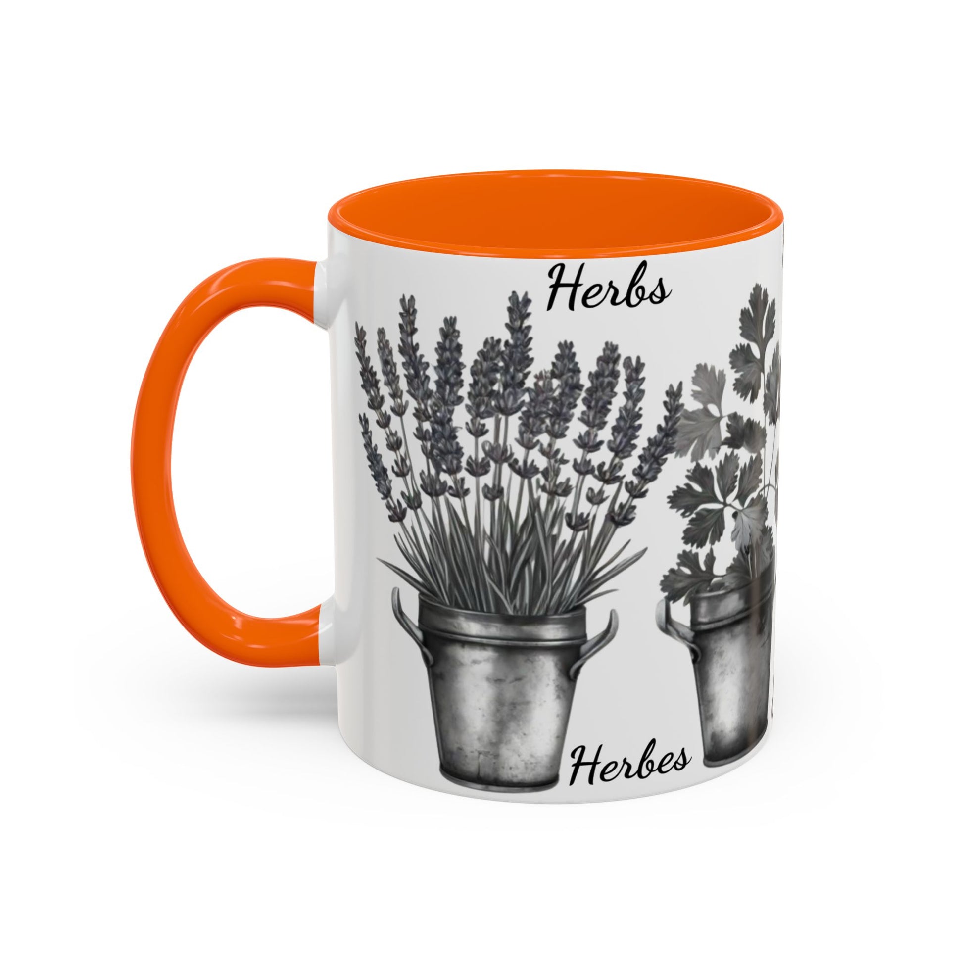 Herb Garden Accent Coffee Mug (Black & White Design) - Green Handle, Botanical Print, Perfect Gift for Plant Lovers, Housewarming, Kitchen Decor, Mother's [...]