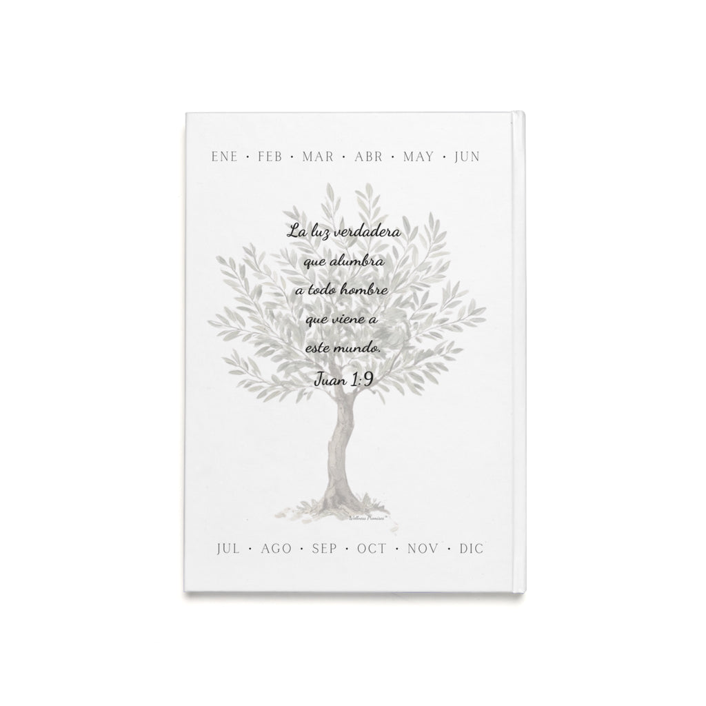 Spanish Hardcover Journal - Nativity Scene Year Round Celebration "Las Buenas Noticias se Celebran todo el Año"