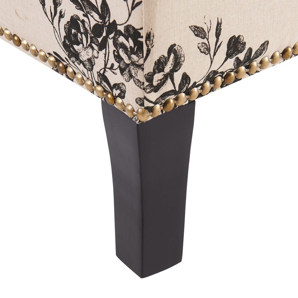 Stephanie Ottoman Botanical Linen