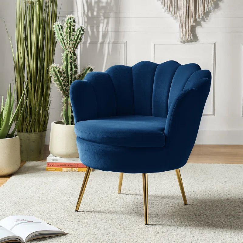 Hendrix Velvet Accent Chair