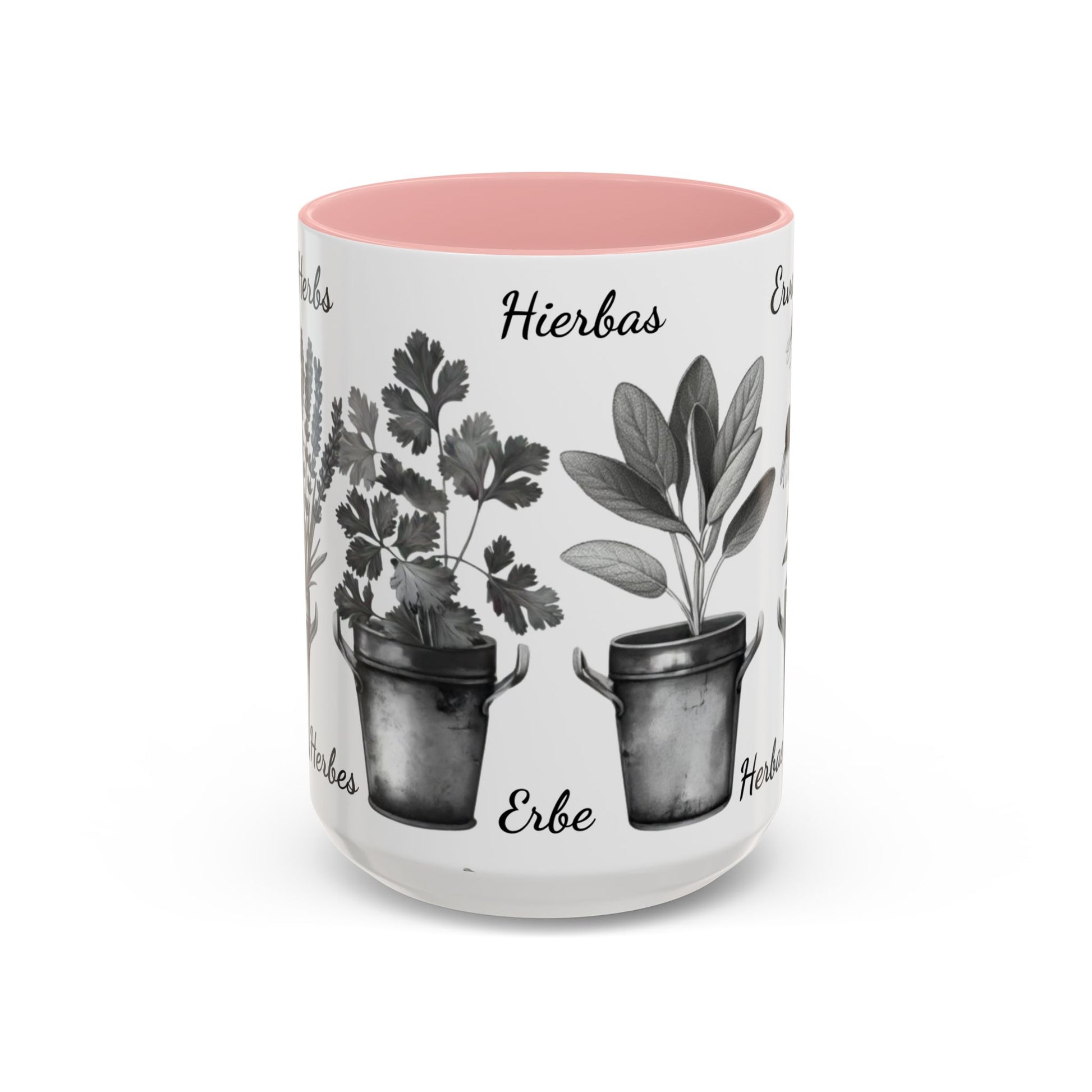 Herb Garden Accent Coffee Mug (Black & White Design) - Green Handle, Botanical Print, Perfect Gift for Plant Lovers, Housewarming, Kitchen Decor, Mother's [...]