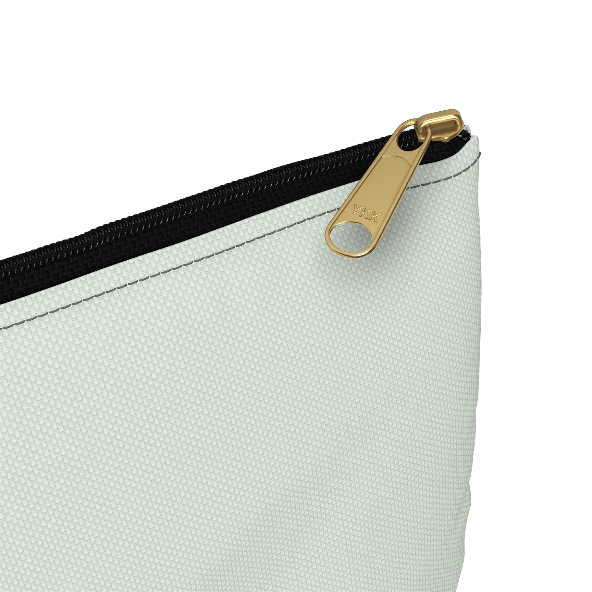 Accessory Pouch — Slow-Living Corner & Lavender Tea Bible Faith Quote (Mint Green)