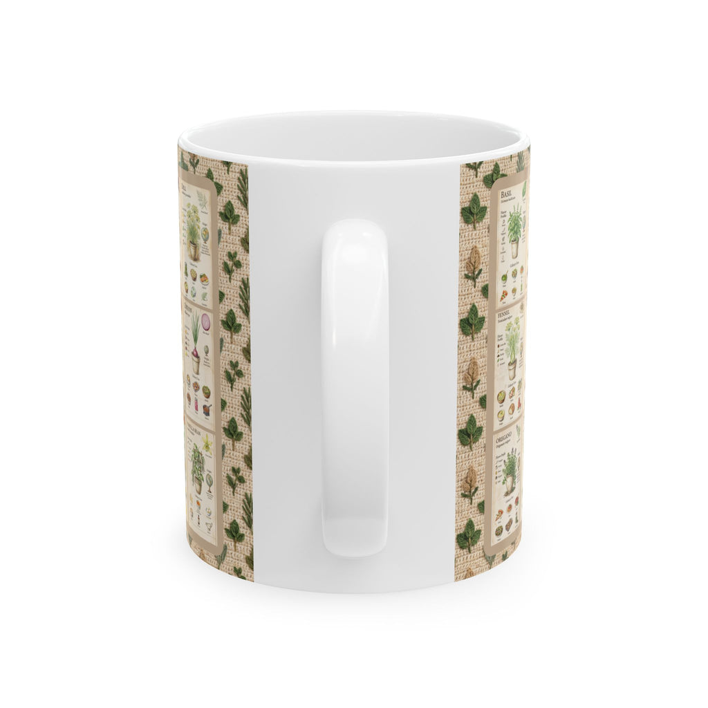 30 Herb & Spices Crochet Ceramic Mug