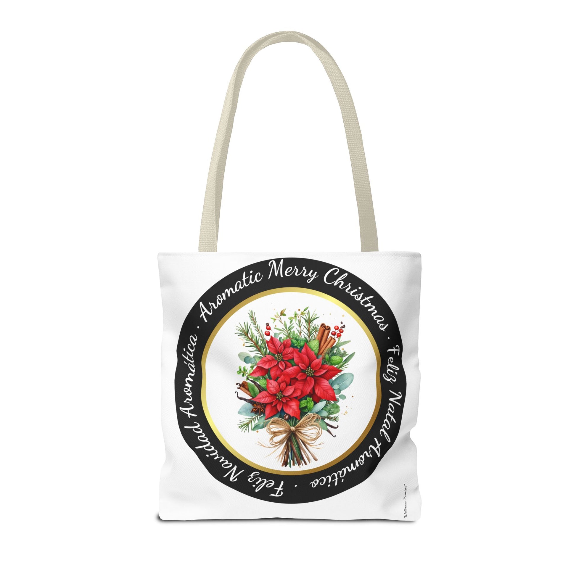 Christmas Herbal Tote Bag in 3 Languages