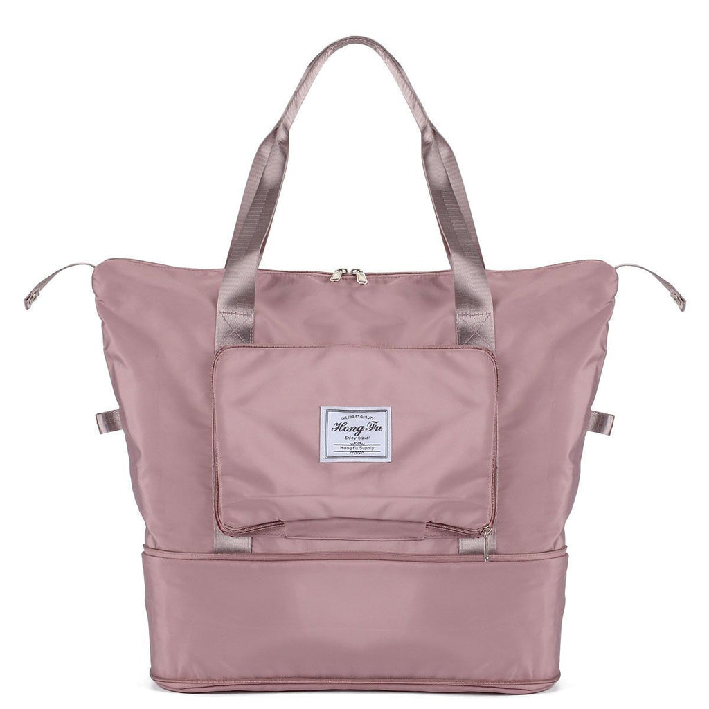 Spacious & Stylish Waterproof Travel Duffel Bag for Women - Collapsible & Expandable!