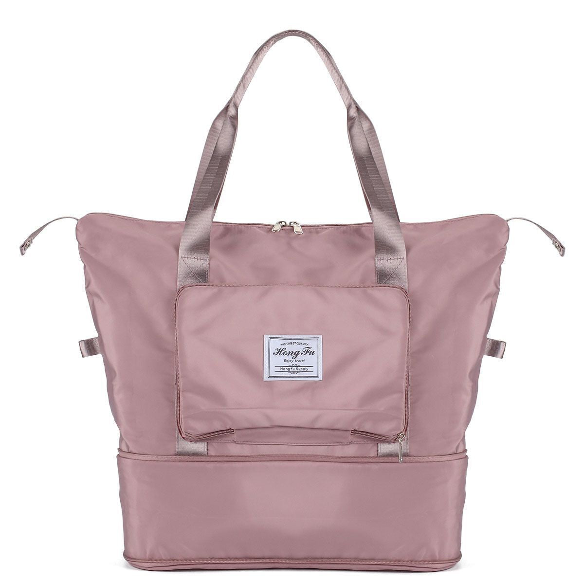 Spacious & Stylish Waterproof Travel Duffel Bag for Women - Collapsible & Expandable!