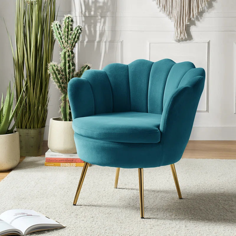 Hendrix Velvet Accent Chair