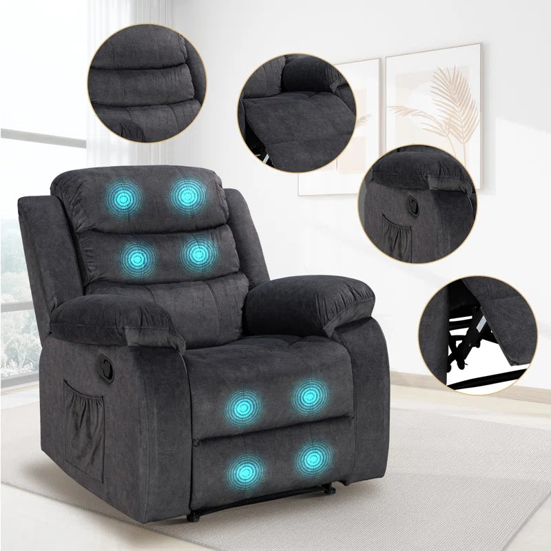 Kokal Recliner Chair with Massage and Heat Functions