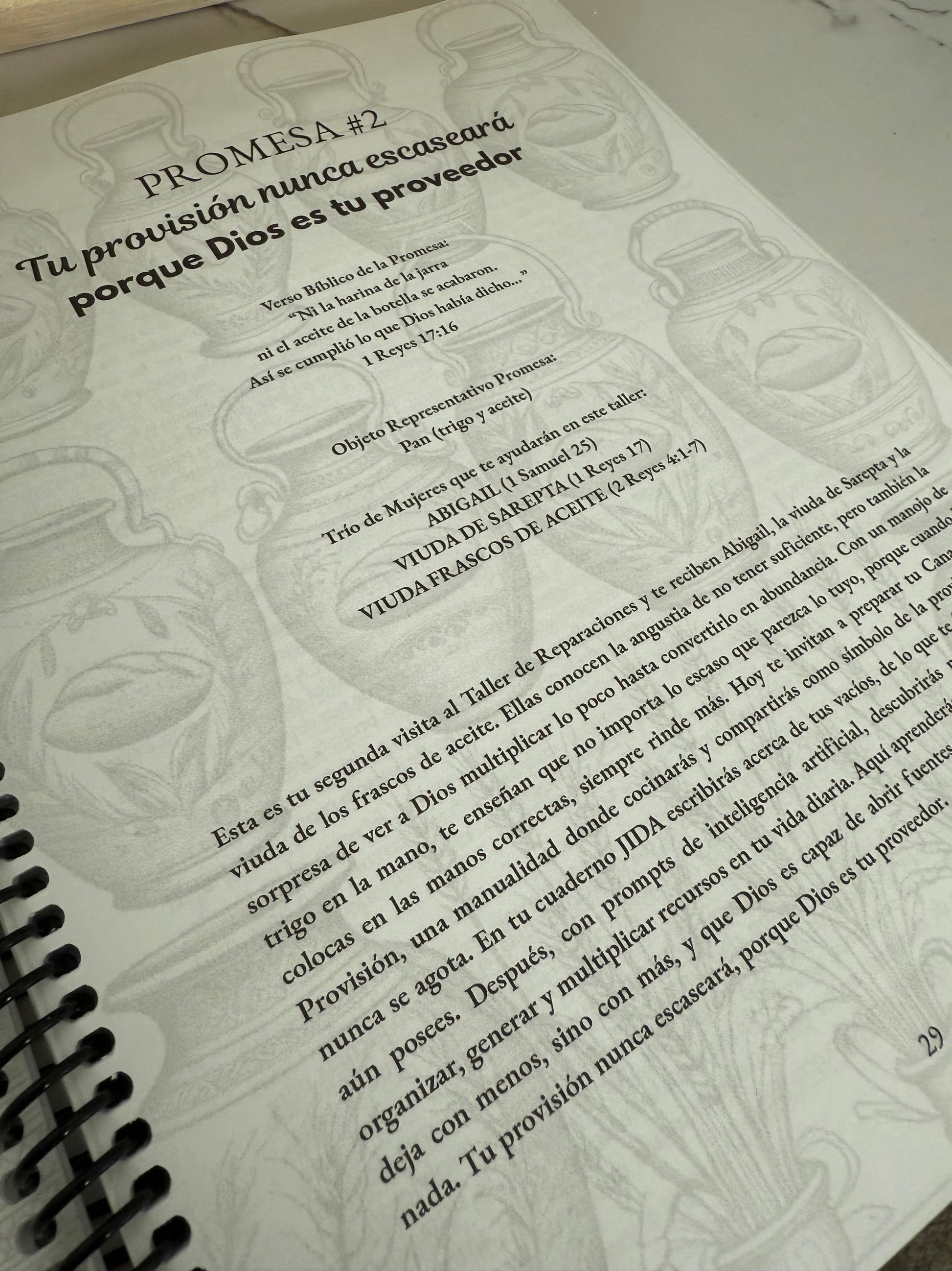 (espiral) 6 Promesas de Restauración para Solteras: Devocional de 12 semanas para solteras, divorciadas, viudas, madres solas que necesitan olvidar y comenzar una nueva vida