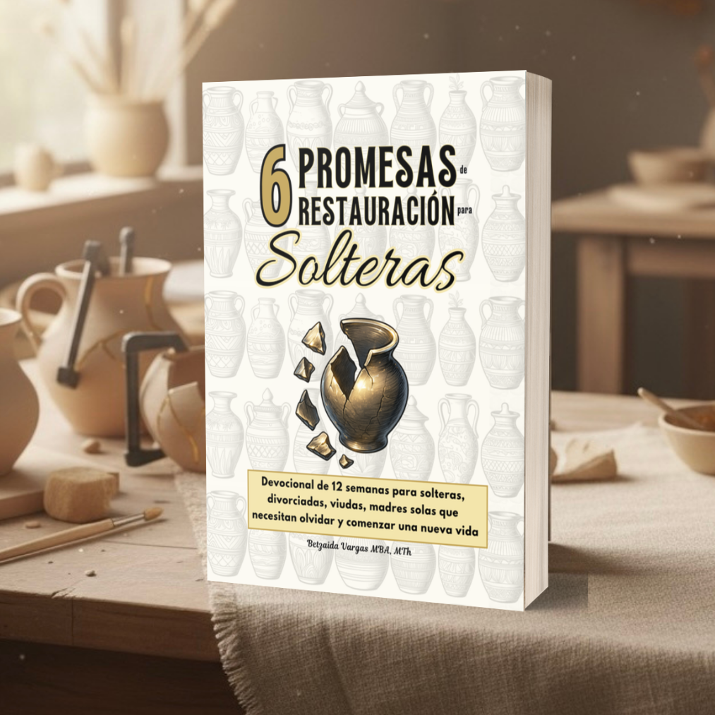 (tapa blanda) 6 Promesas de Restauración para Solteras: Devocional de 12 semanas para solteras, divorciadas, viudas, madres solas que necesitan olvidar y comenzar una nueva vida