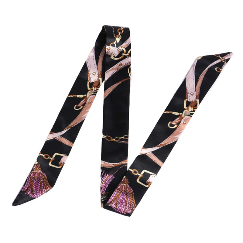 Headband Small Ribbon Scarf | Bag Scarf Silk Scarves | Handle Bags