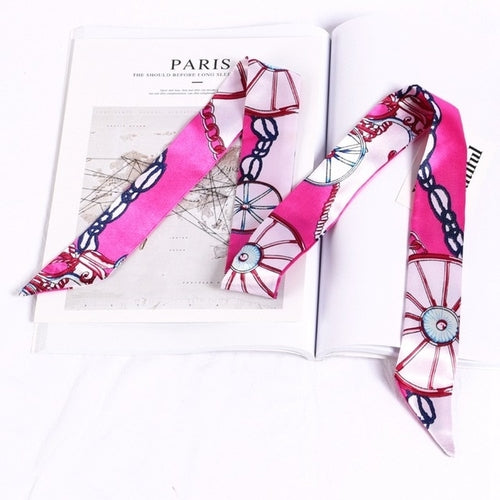 Headband Small Ribbon Scarf | Bag Scarf Silk Scarves | Handle Bags