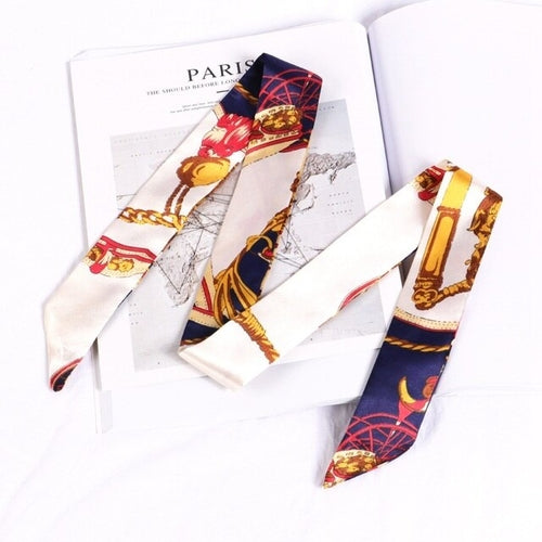 Headband Small Ribbon Scarf | Bag Scarf Silk Scarves | Handle Bags