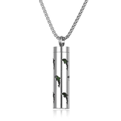 Long Strip Stainless Steel Aromatherapy Necklace Perfume Diffuser
