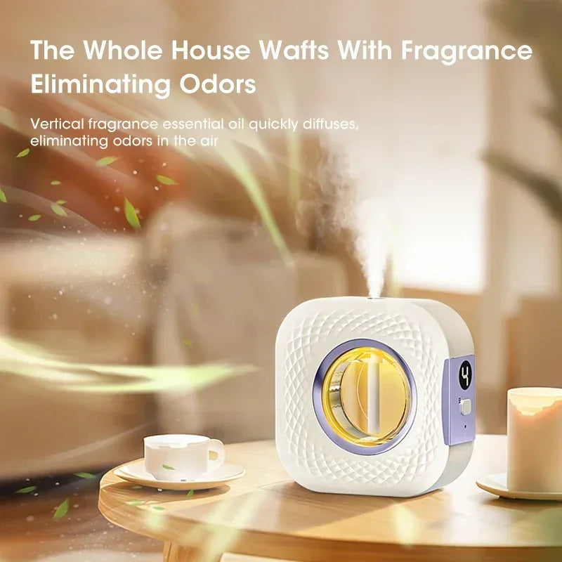 Smart Aroma Diffuser Air Purifier Digital Display Plant Essential Oils