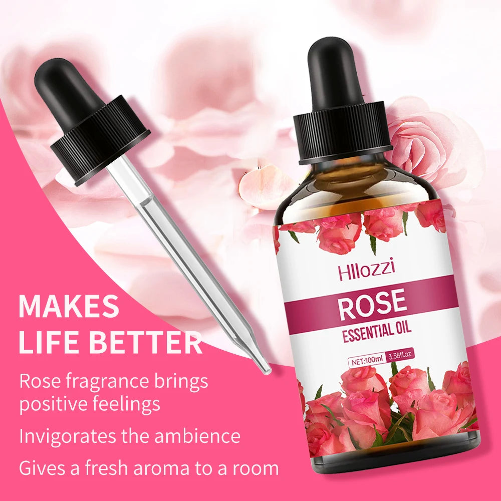 Rose essential oil face and body skin care essential oil moisturizing