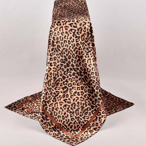 90*90cm Hair Scarf Women Fashion Designer Beautiful Flowers Foulard